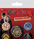 Harry Potter Pin-Back Buttons 5er-Pack Hogwarts