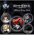 Death Note Pin-Back Buttons 5er-Pack Charaktere