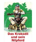 Bud Spencer & Terence Hill Tin Sign Das Krokodil und sein Nilpferd 20 x 30 cm0 cm