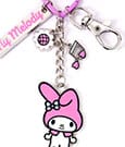 Hello Kitty Key Chain with My Melody Charms 15 cm