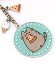 Pusheen Schlüsselanhänger Blaue Pizza