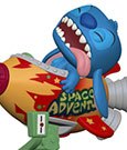 Lilo und Stitch POP! Rides Vinylfigur Stitch in Rocket 15 cm