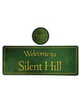 Silent Hill Schreibtischunterlage und Untersetzer-Set