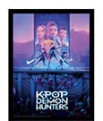 KPop Demon Hunters Collector Print Framed Poster Movie Key Art