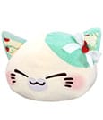 Nemuneko Cat Sweet Big Plush Figure Mint Green 35 cm