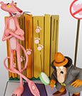 The Pink Panther Statue Pink Panther & The Inspector 41 cm