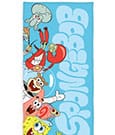 SpongeBob Squarepants Velour Towel 75 x 150 cm