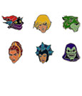 Masters of the Universe Pin Badges 6-Pack Characters