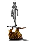 Fantastic Four Art Scale Statue 1/10 Silver Surfer 27 cm