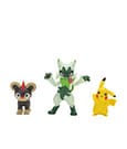 Pokémon First Partner Battle Figure Set Figure 3-Pack Litleo, Pikachu & Floragato