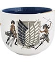 Attack on Titan Ramen Bowl with Chopsticks Survey Corps 414 ml