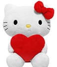 Sanrio Plush Figure Hello Kitty Heart 14 cm