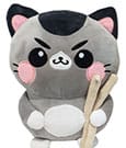 Funny Cat Plush Figure Cat with Chopsticks 25 cm