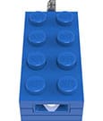 LEGO Minifigures Light-Up Keychain Stone blue 8 cm