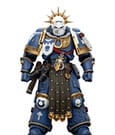 Warhammer 40,000 Action Figure Ultramarines Torvald with Power Sword, Stormshield and Bolt Pistol 13 cm