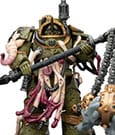 Warhammer 40,000 Action Figure Death Guard Blightlord Terminator 2 with Flail of Corruption 14 cm