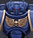 Warhammer 40k Action Figure 1/18 Space Marines Ultramarines Outriders Brother Catonus 14 cm