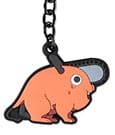 Chainsaw Man Rubber Keychain Pochita Sitting