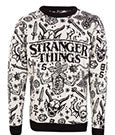 Stranger Things Sweatshirt Christmas Jumper Collage Size M