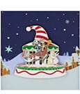 Nightmare Before Christmas by Loungefly Enamel 3" Pins Christmas Town Carousel 3" Limited Edition 8 cm