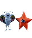 Shin Megami Tensei PLAMAX Minimum Factory Plastic Model Kits 2-Pack MF-92 Mothman & Decarabia