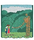 Castle in the Sky Mini Towel Robot Soldier 34 x 36 cm