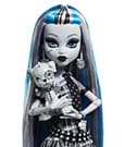 Monster High Reel Drama Doll Frankie Stein in Black And White