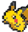 Pokemon MEGA Baukasten Pikachu Pixel Art