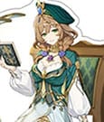 Genshin Impact Teyvat Style Series Acryl-Diorama Lisa: A Sobriquet Under Shade 15 cm