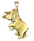 Winnie-the-Pooh Pewter-Keychain Eeyore