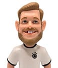 Deutschland Nationalmannschaft Minix-Figur Niclas Füllkrug 12 cm