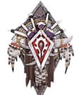 World of Warcraft Plakette Horde 30 cm