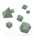 Oakie Doakie Dice RPG Set Metal Glow in the Dark - Druid's Blaze (7)