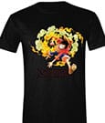 One Piece T-Shirt Ruffy Attack Größe M