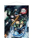 Demon Slayer: Kimetsu no Yaiba Wallscroll Mugen Train Tanjiro Vs Enmu 50 x 70 cm