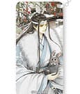 Großmeister der dämonischen Kultivierung Wintersaison-Serie Acryl-Domino-Schlüsselanhänger Lan Wangji 6 cm