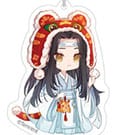 Großmeister der dämonischen Kultivierung Acryl-Schlüsselanhänger Lan Wangji Chibi-Stil 7 cm