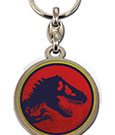 Jurassic Park Metall-Schlüsselanhänger mit Logo, 7 cm