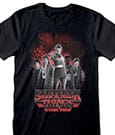 Stranger Things T-Shirt Group with Vecna behind Balck and White Size M