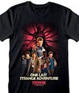 Stranger Things T-Shirt Group Artwork One Last Strange Adventure Colour Size L
