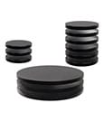 WizKids Deep Cuts schwarze Basen für Miniaturen, 12er-Pack