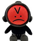 Content Warning Plush Figure Red 22 cm