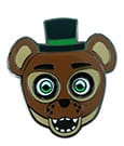 Five Nights at Freddy´s Pin Badge Popgoes The Weasel Glow in the Drak Spinning 5 cm