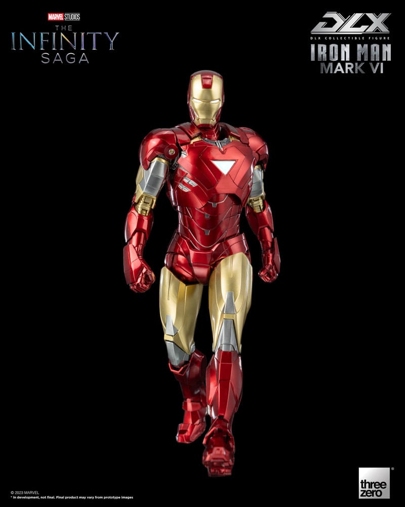 Infinity Saga DLX Action Figure 1/12 Iron Man Mark 6 17 cm