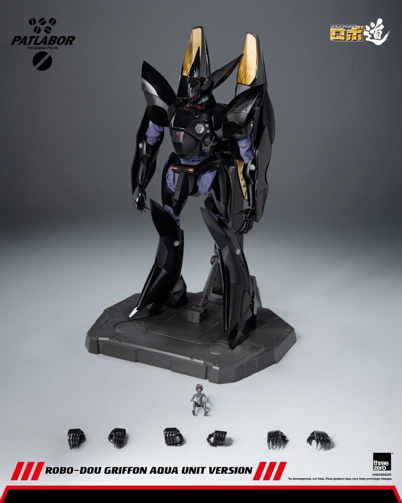 Mobile Police Patlabor Robo-Dou Action Figure 1/35 Griffon Aqua Unit Version 25 cm