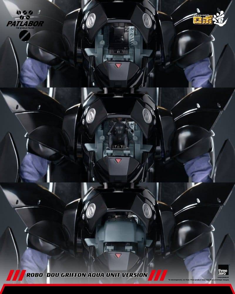 Mobile Police Patlabor Robo-Dou Action Figure 1/35 Griffon Aqua Unit Version 25 cm