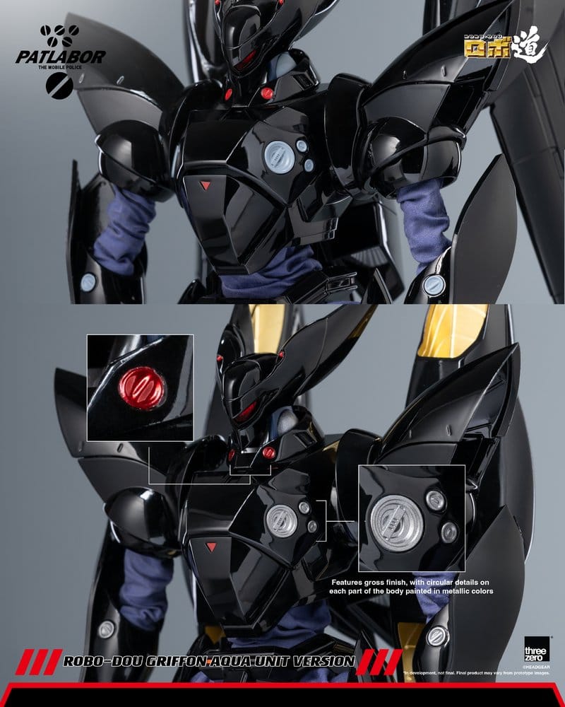 Mobile Police Patlabor Robo-Dou Action Figure 1/35 Griffon Aqua Unit Version 25 cm