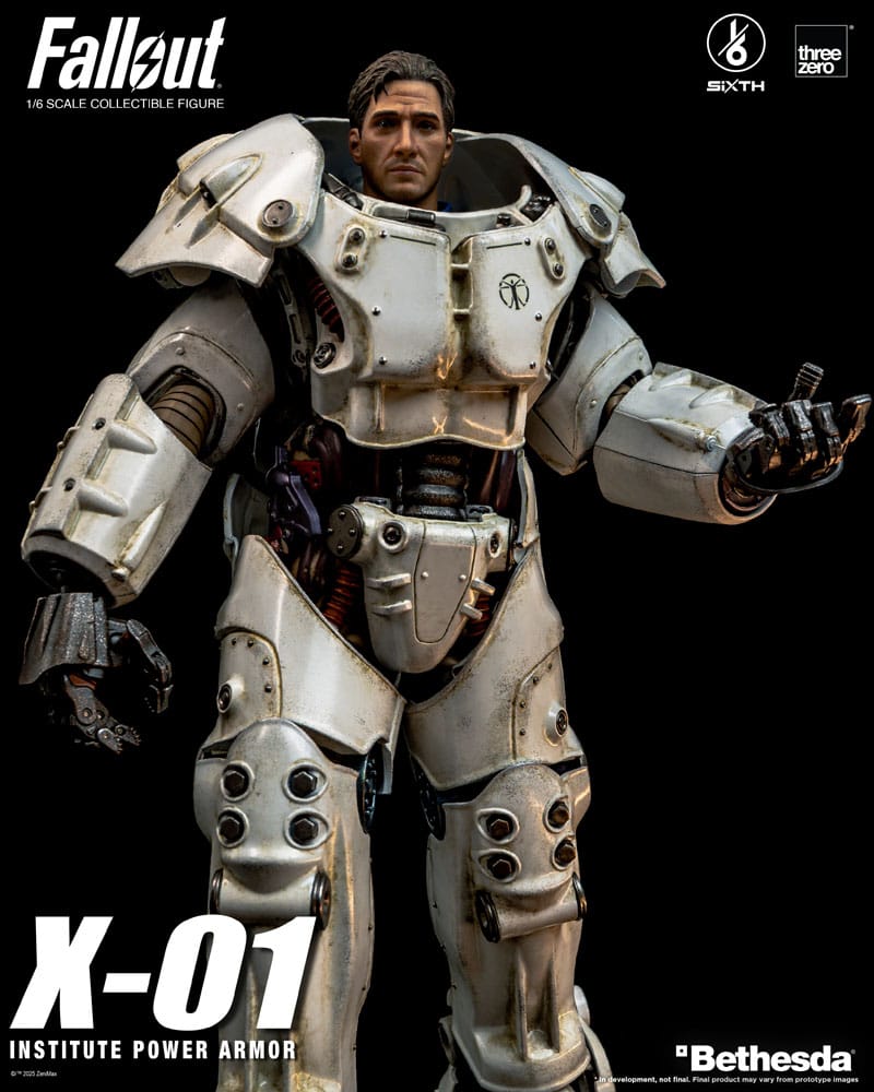 Fallout FigZero Action Figure 1/6 X-01 Institute Power Armor 37 cm