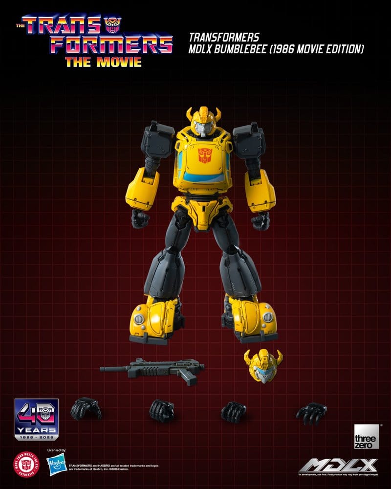 Transformers MDLX Action Figure Bumblebee (1986 Movie Edition) 12 cm