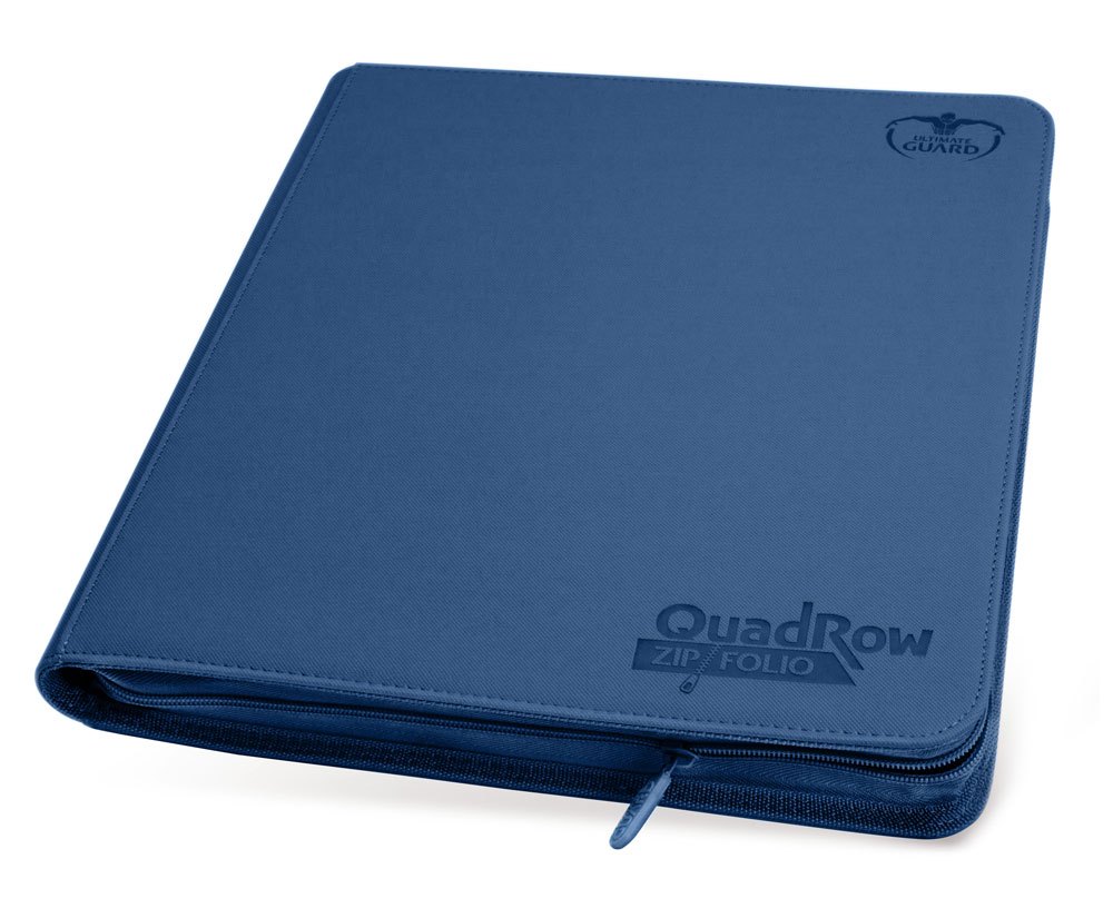 Ultimate Guard Zipfolio 480 – 24-Pocket XenoSkin (Quadrow) – Blau